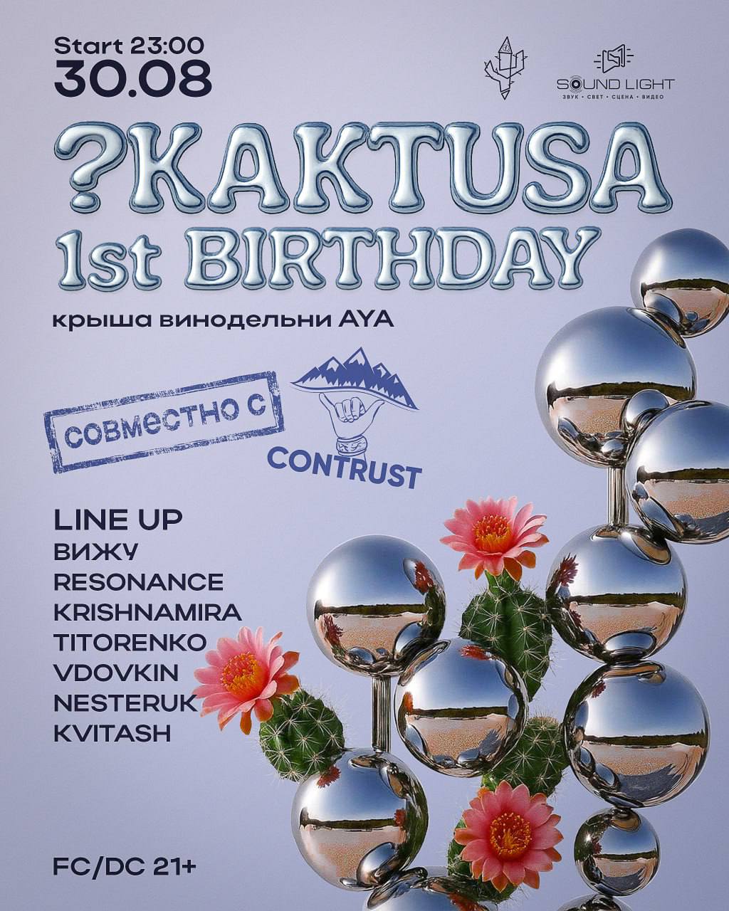 1st BIRTHDAY x CONTRUST